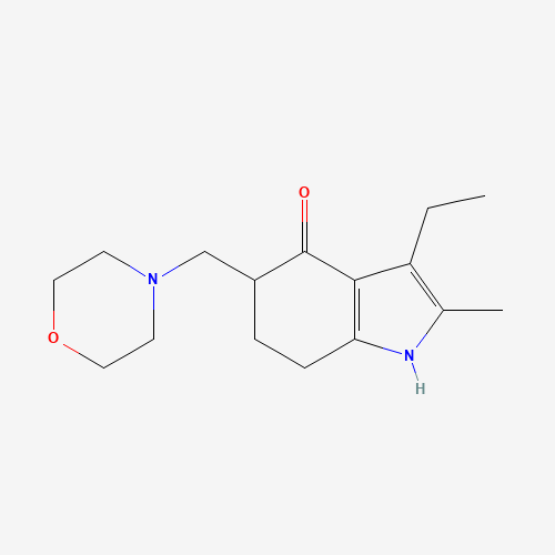 2D chemical (molecular) structure of Molindone
