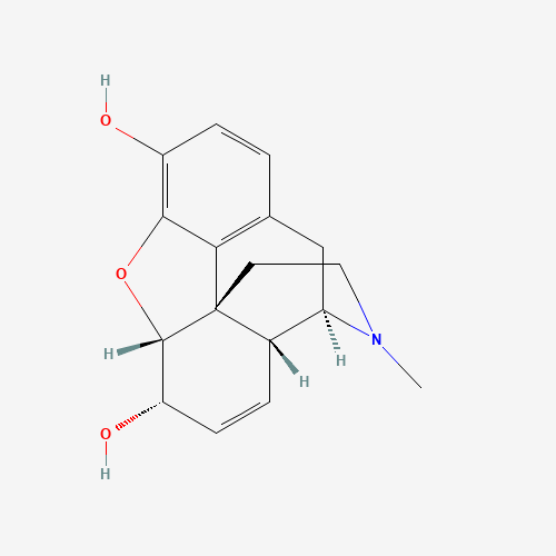 2D chemical (molecular) structure of Morphine