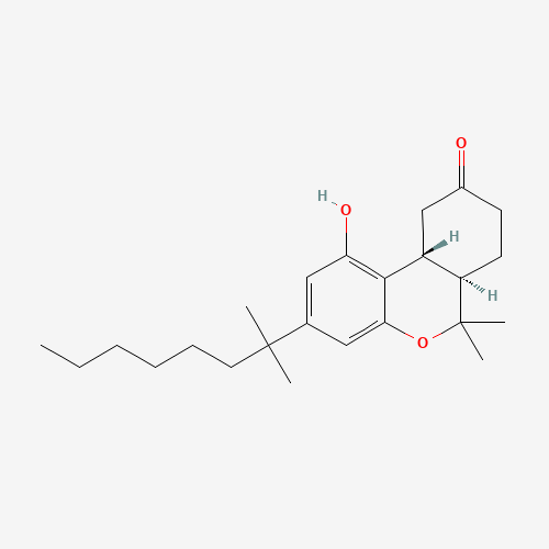 2D chemical (molecular) structure of Nabilone