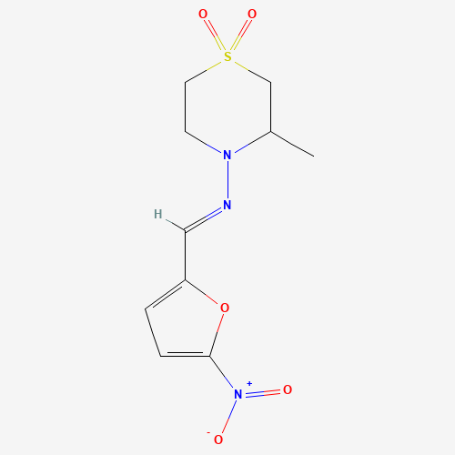 2D chemical (molecular) structure of Nifurtimox