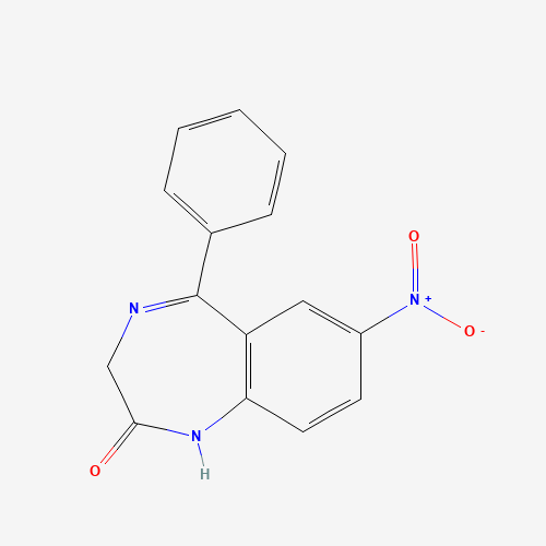 2D chemical (molecular) structure of Nitrazepam