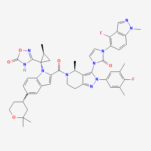 2D chemical (molecular) structure of Orforglipron