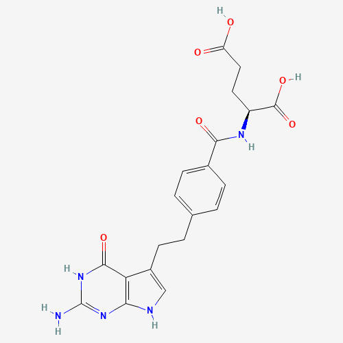 2D chemical (molecular) structure of Pemetrexed