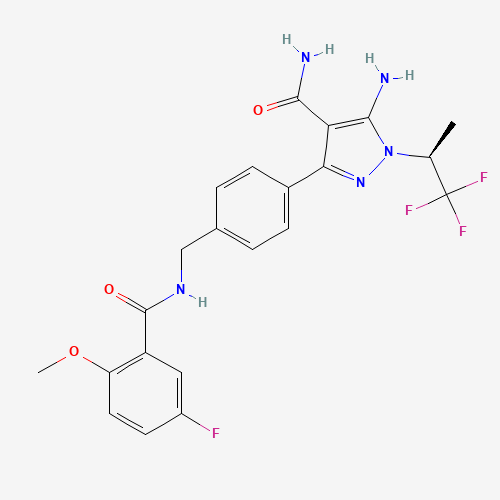 2D chemical (molecular) structure of Pirtobrutinib