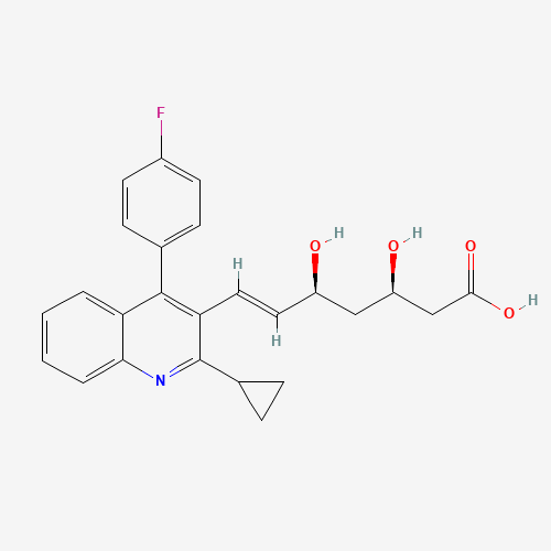 2D chemical (molecular) structure of Pitavastatin