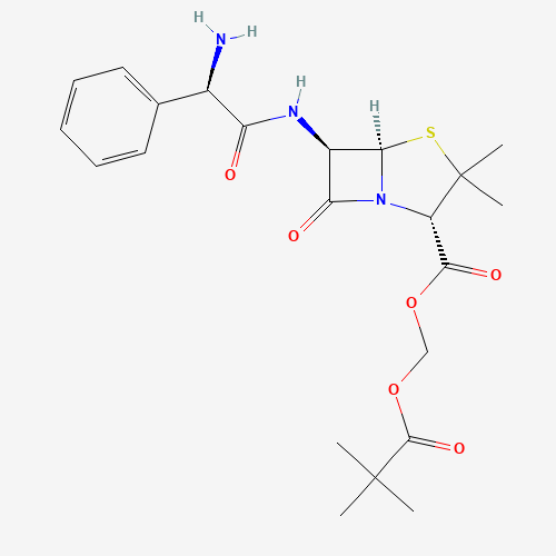 2D chemical (molecular) structure of Pivampicillin