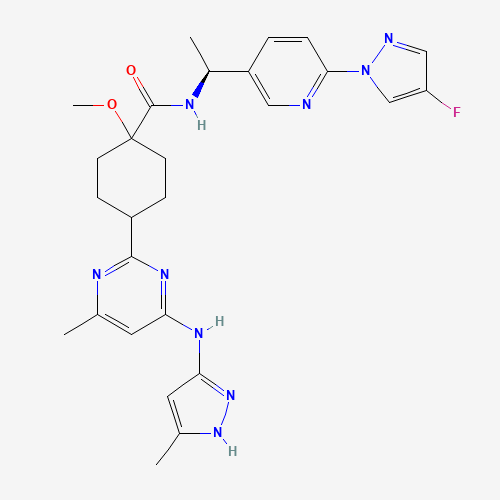 2D chemical (molecular) structure of Pralsetinib