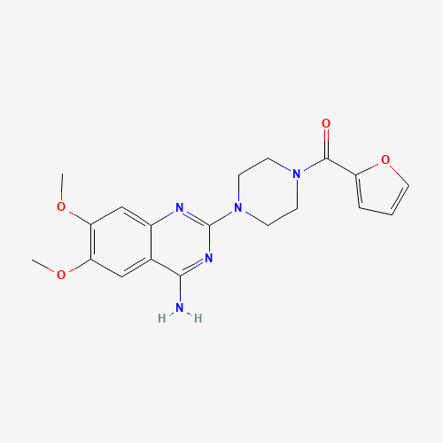 2D chemical (molecular) structure of Prazosin