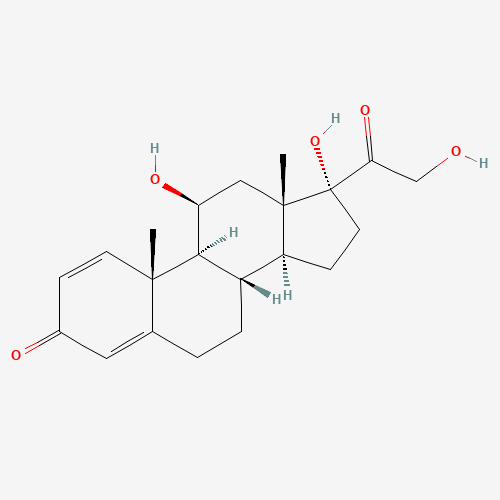 2D chemical (molecular) structure of Prednisolone