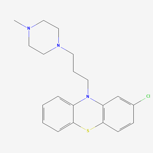 2D chemical (molecular) structure of Prochlorperazine