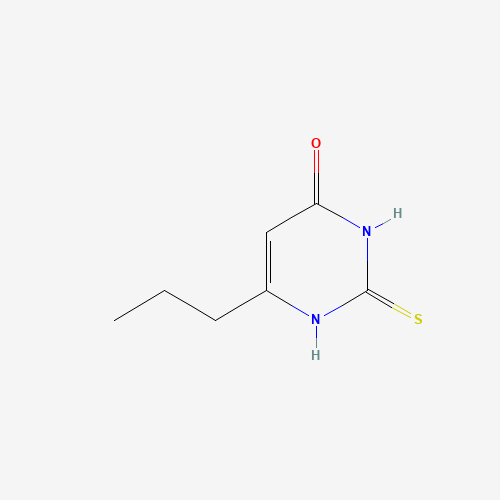 2D chemical (molecular) structure of Propylthiouracil