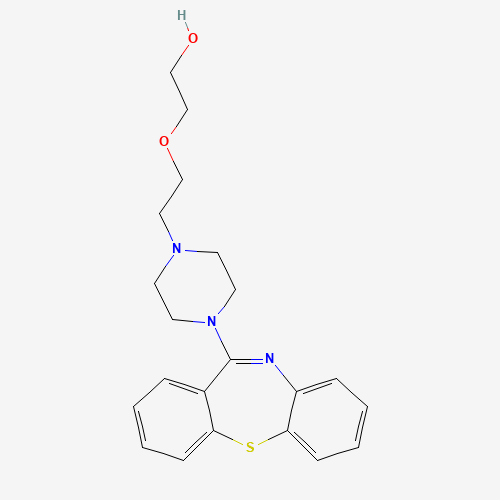 2D chemical (molecular) structure of Quetiapine