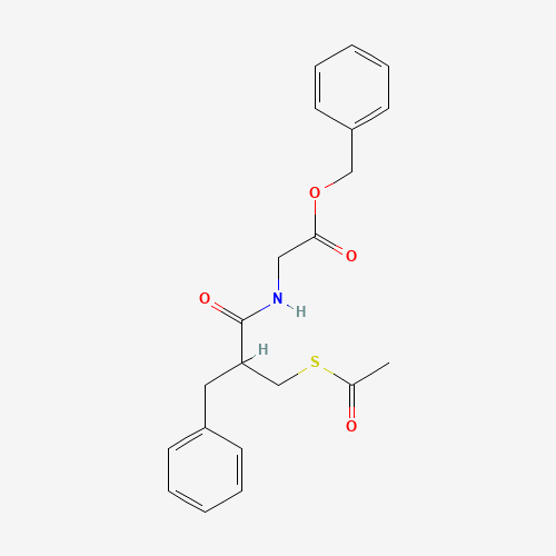 2D chemical (molecular) structure of Racecadotril