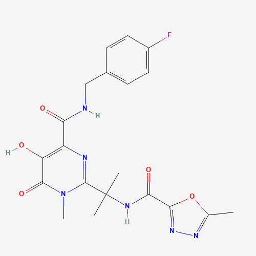 2D chemical (molecular) structure of Raltegravir