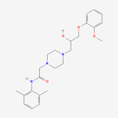 2D chemical (molecular) structure of Ranolazine