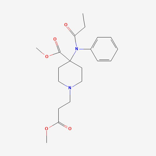 2D chemical (molecular) structure of Remifentanil