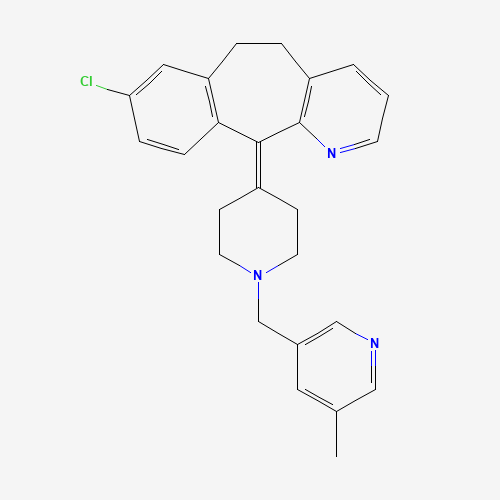 2D chemical (molecular) structure of Rupatadine