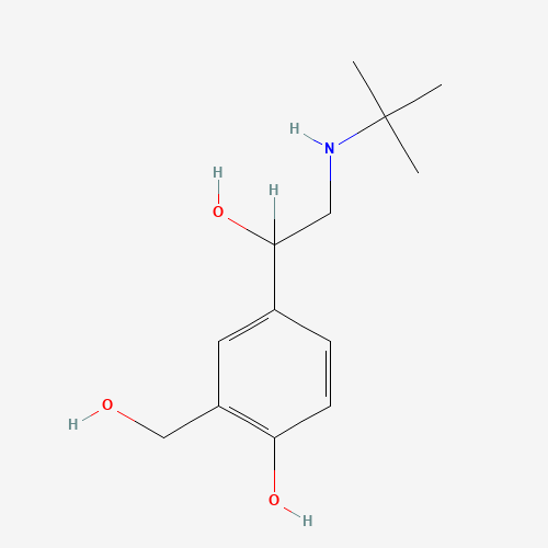 2D chemical (molecular) structure of Salbutamol