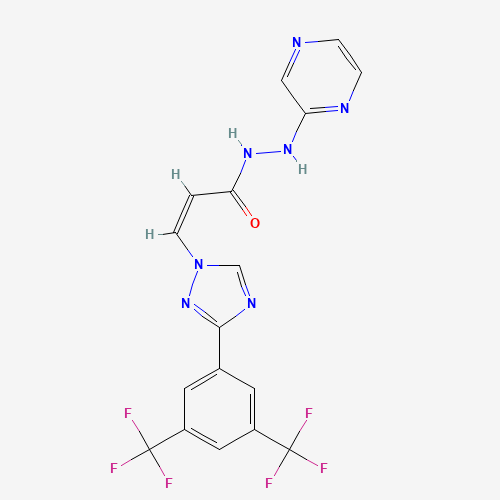 2D chemical (molecular) structure of Selinexor