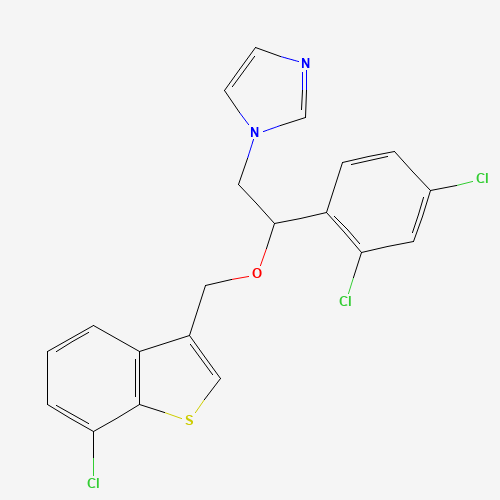 2D chemical (molecular) structure of Sertaconazole