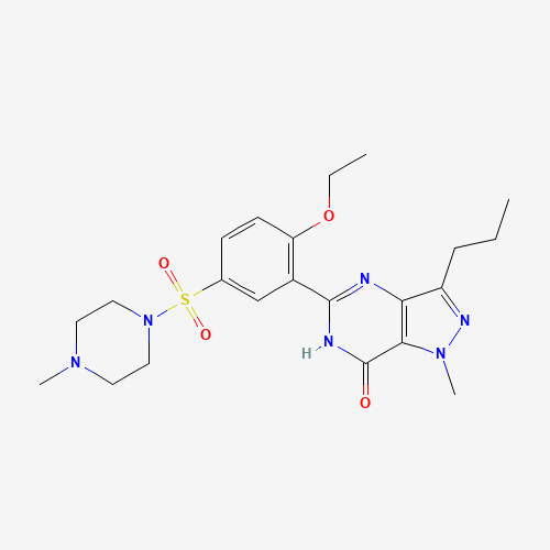 2D chemical (molecular) structure of Sildenafil