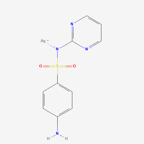2D chemical (molecular) structure of Silver sulfadiazine