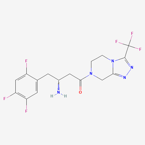 2D chemical (molecular) structure of Sitagliptin
