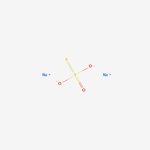 2D chemical (molecular) structure of Sodium thiosulfate
