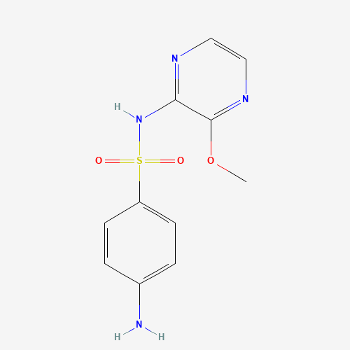 2D chemical (molecular) structure of Sulfametopyrazine