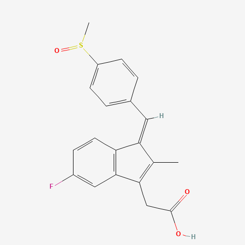 2D chemical (molecular) structure of Sulindac
