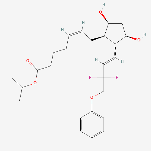 2D chemical (molecular) structure of Tafluprost