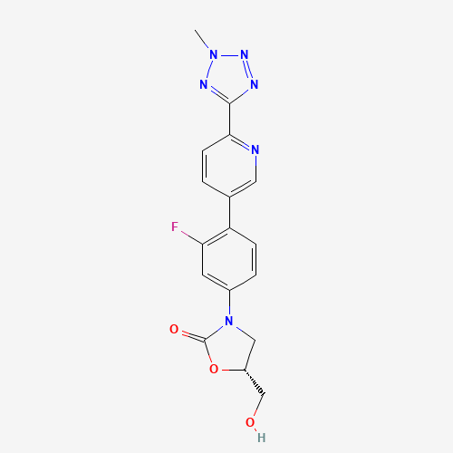 2D chemical (molecular) structure of Tedizolid