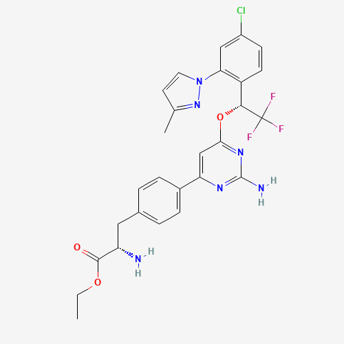 2D chemical (molecular) structure of Telotristat ethyl