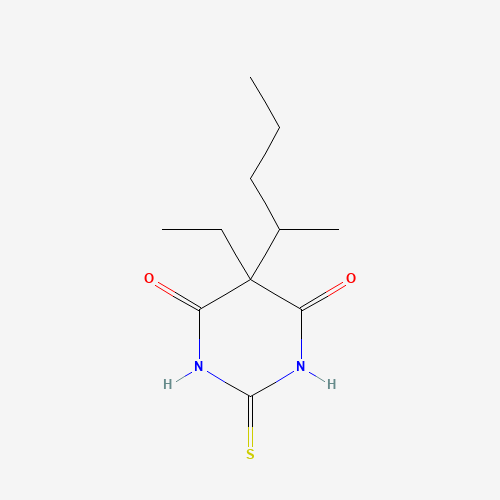 2D chemical (molecular) structure of Thiopental