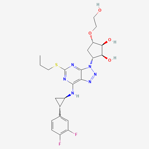 2D chemical (molecular) structure of Ticagrelor