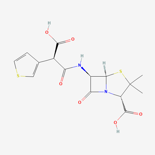 2D chemical (molecular) structure of Ticarcillin