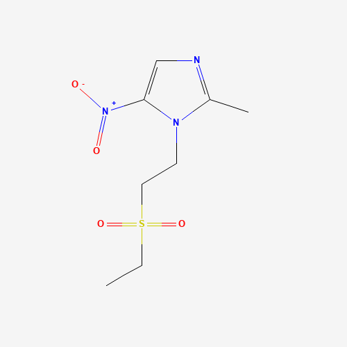 2D chemical (molecular) structure of Tinidazole