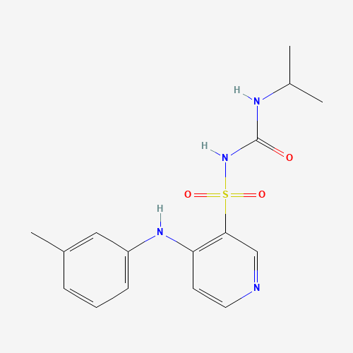 2D chemical (molecular) structure of Torasemide
