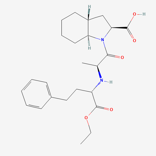 2D chemical (molecular) structure of Trandolapril