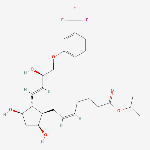 2D chemical (molecular) structure of Travoprost