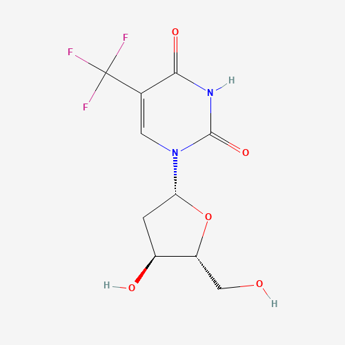 2D chemical (molecular) structure of Trifluridine