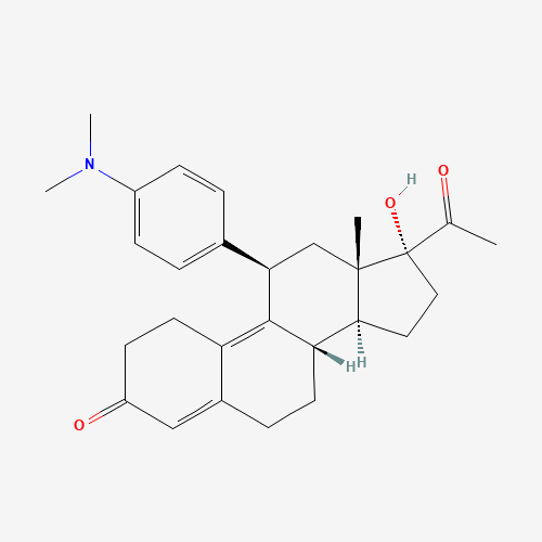 2D chemical (molecular) structure of Ulipristal