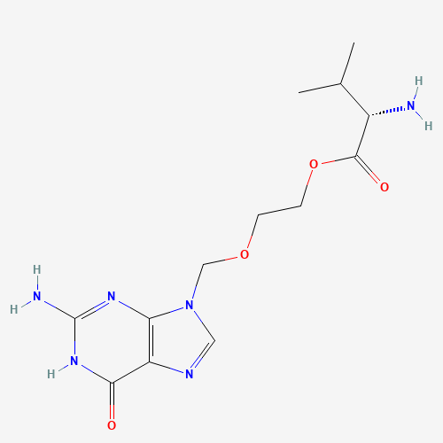 2D chemical (molecular) structure of Valaciclovir