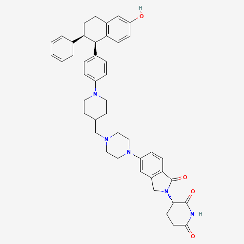 2D chemical (molecular) structure of Vepdegestrant