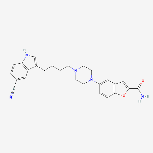2D chemical (molecular) structure of Vilazodone