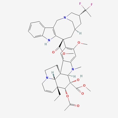 2D chemical (molecular) structure of Vinflunine