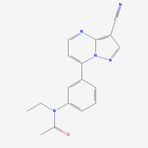 2D chemical (molecular) structure of Zaleplon