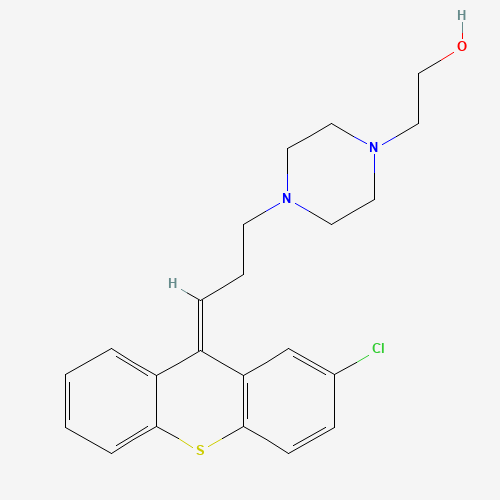 2D chemical (molecular) structure of Zuclopenthixol